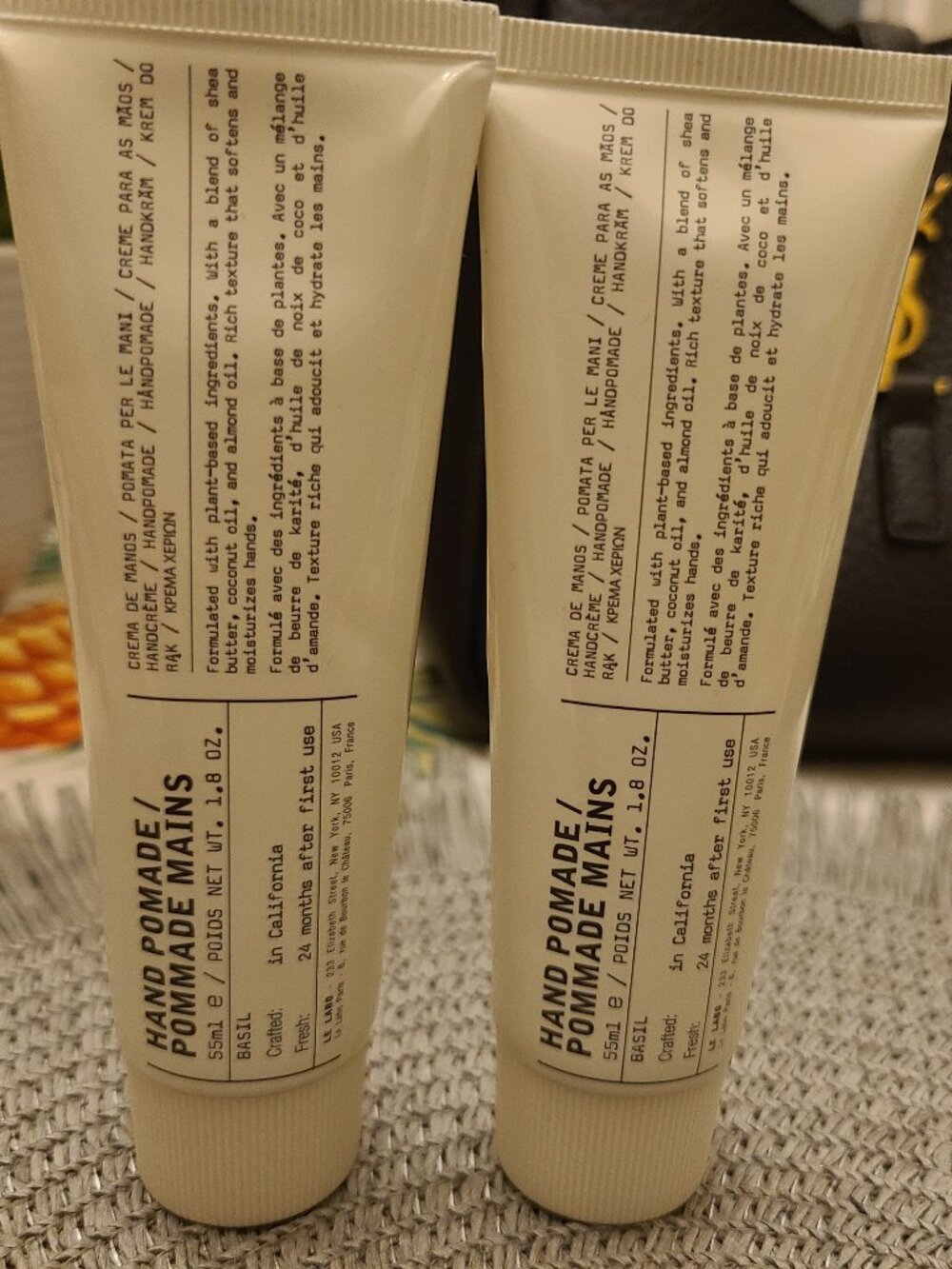Le Labo Basil 2 hand pomades
